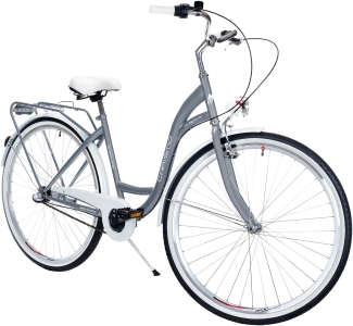 Rower Miejski Damski NEEXT GRACJA 28" 3 biegi Shimano POPIELATO BIAŁY