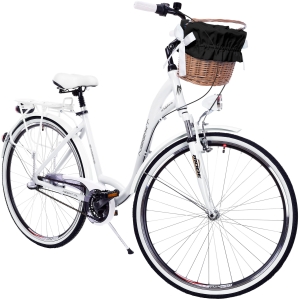 Rower Miejski Damski NEEXT MODENA 28" Aluminiowy 3 biegi Shimano BIAŁY