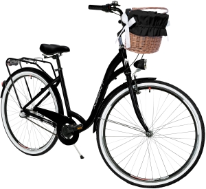 Rower Miejski Damski  NEEXT GRACJA 28" ALU 3 biegi Shimano  CZARNY