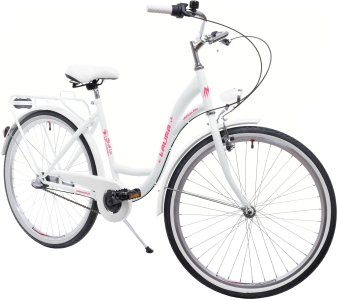 Miejski Damski NEEXT LAURA 26" 3 biegowy Shimano BIAŁY