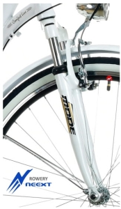 Amortyzowany widelec przedni